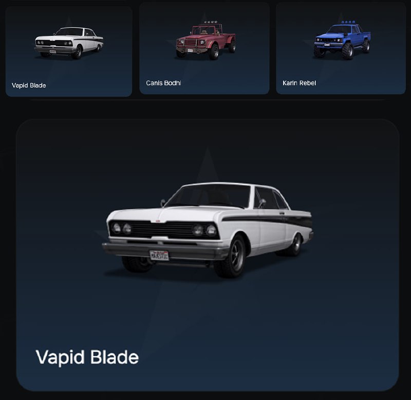 На новых иконках автомобилей заметили номерные знаки MAJESTIC